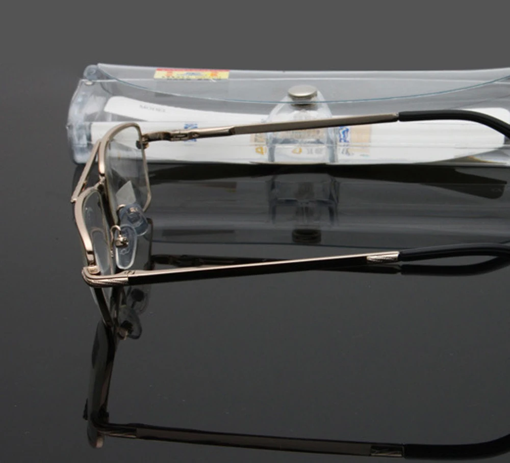 Очки для чтения унисекс ультралегкие с двойной перемычкой оправой из сплава