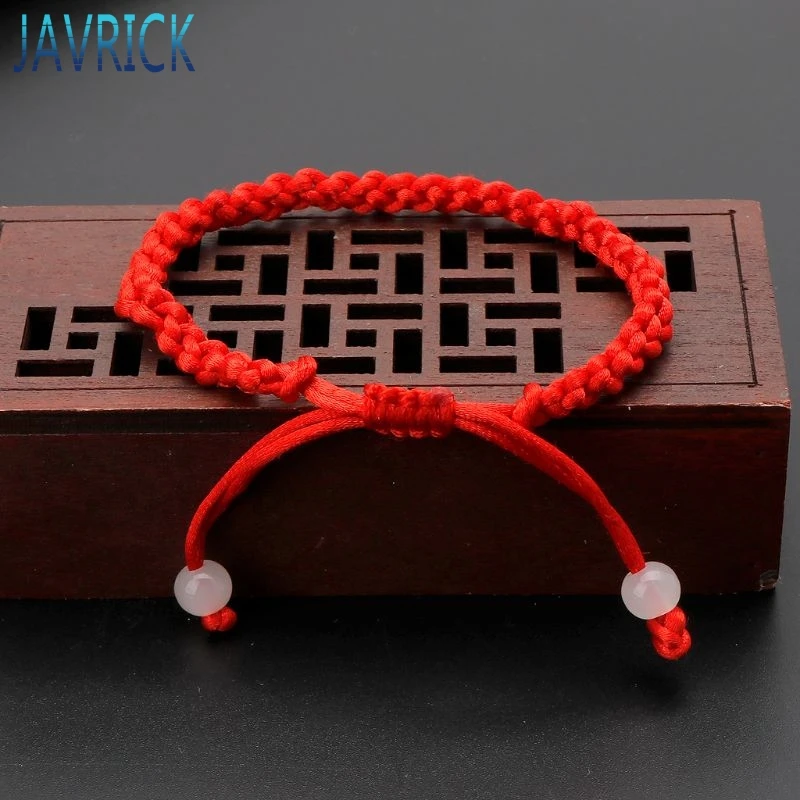 Плетеные браслеты дружбы с красной струной Lucky Kabbalah ручной работы модные