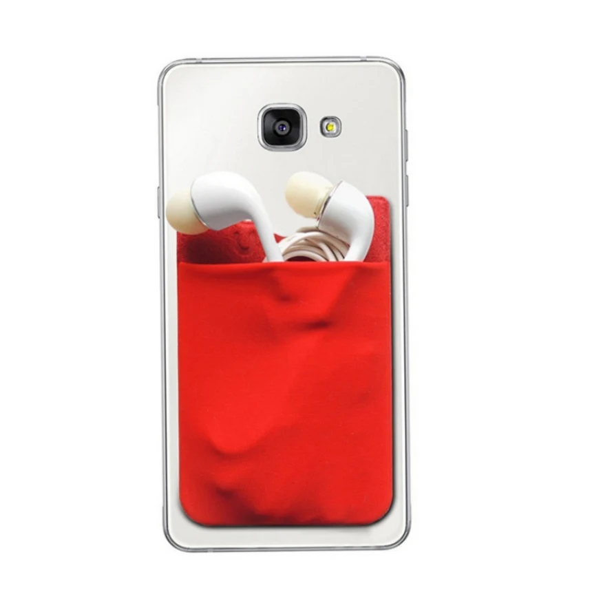 Фото 2020 Hot Fashion Elastic Lycra Adhesive Cell Phone ID Credit Card Holder Women Sticker Pocket Wallet Case #C2 Багаж и сумки 2020 Hot Fashion Elastic Lycra Adhesive Cell Phone ID Credit Card Holder Women Sticker Pocket Wallet Case #C2 Багаж и сумки