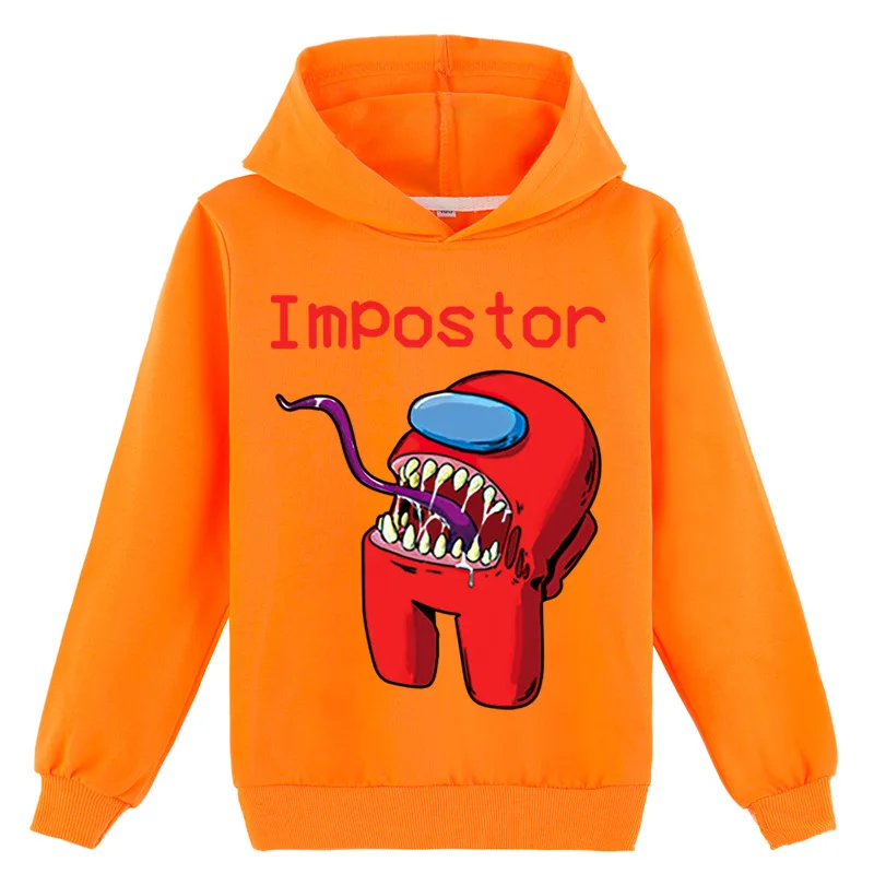 

Children Cartoon Among Us Hoodie Kids Spring Autumn Hooded Sweatshirt Baby Boys Pullover Outwear Girls Fashion Impostor Clothes