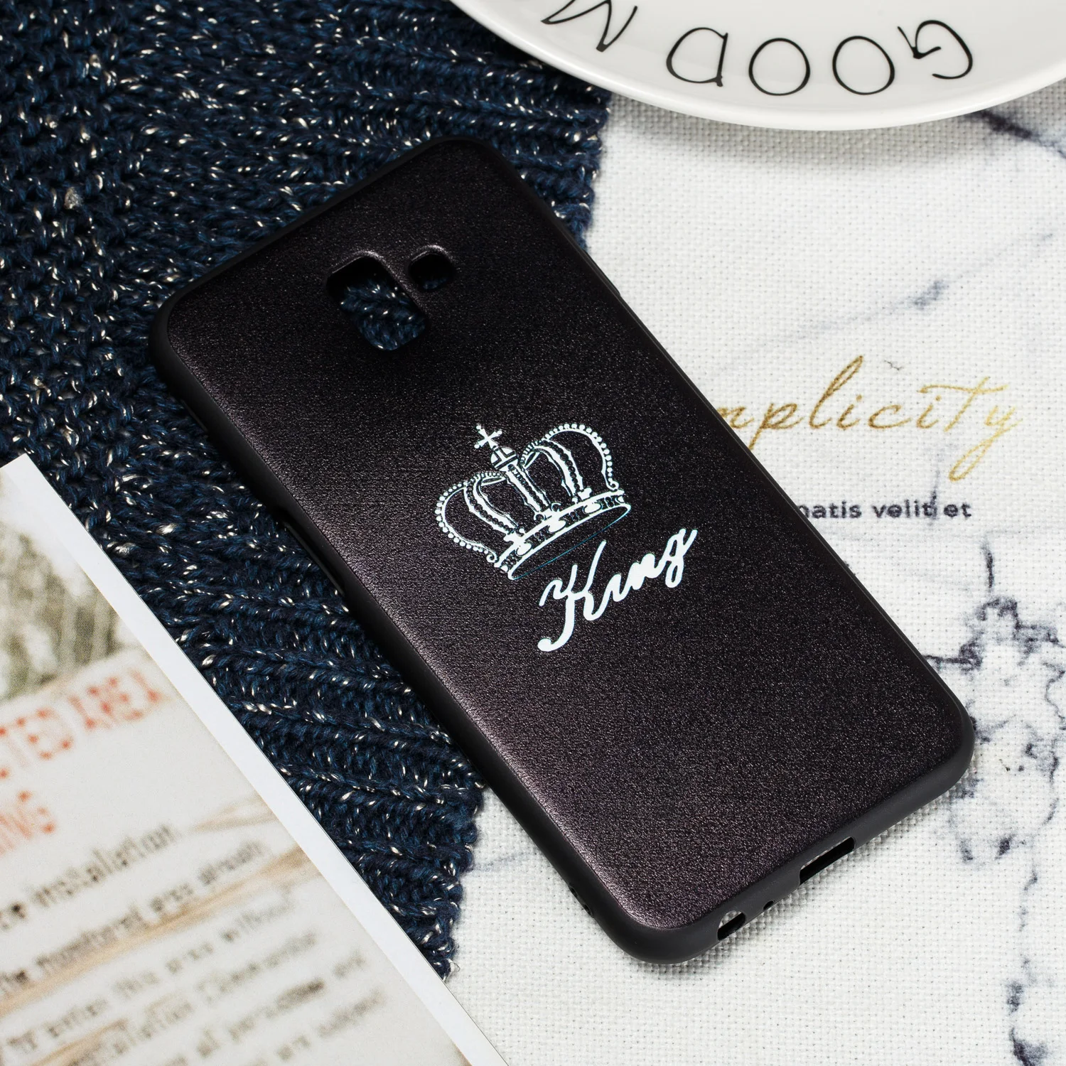 Soft TPU Silicone Case For Samsung Galaxy J6 2018 J600 J600F Cute Painting Back Cover Bumper J 6 600 600F Cases |