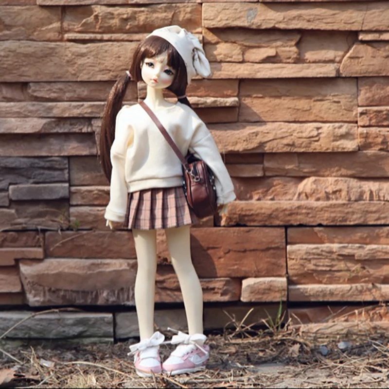 Bybrana Bjd Кукла Одежда 1/3 1/4 1/6 свитер комплект с плиссированной юбкой юбка|Куклы| |