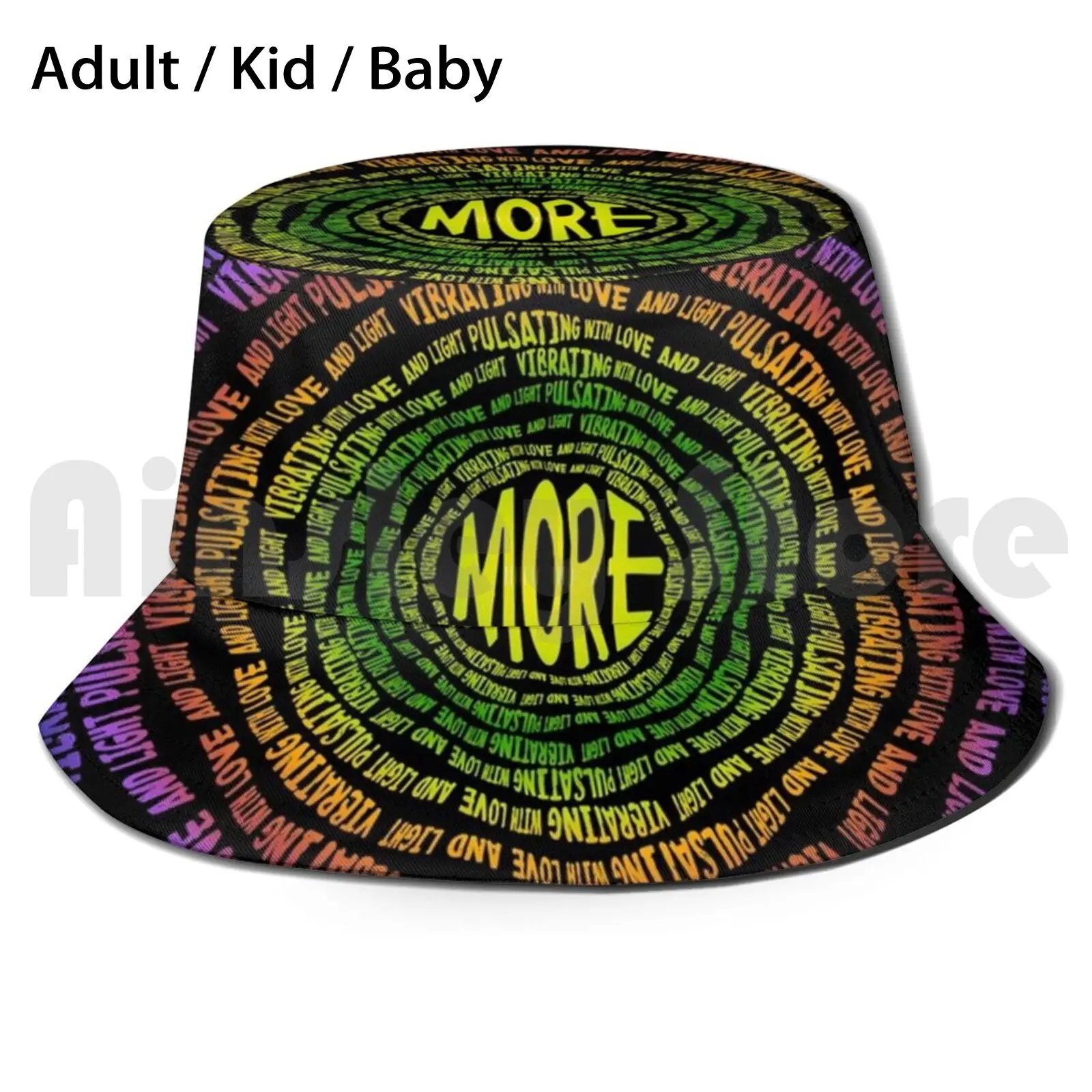 

Панама More - Phish для взрослых и детей, детские пляжные шляпы от солнца, вибрирующие пульсирующие слова Love And светильник More Phish