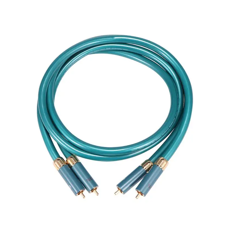 Новинка высокочистый провод из чистой меди кабель RCA 2RCA на штекер аудиокабель