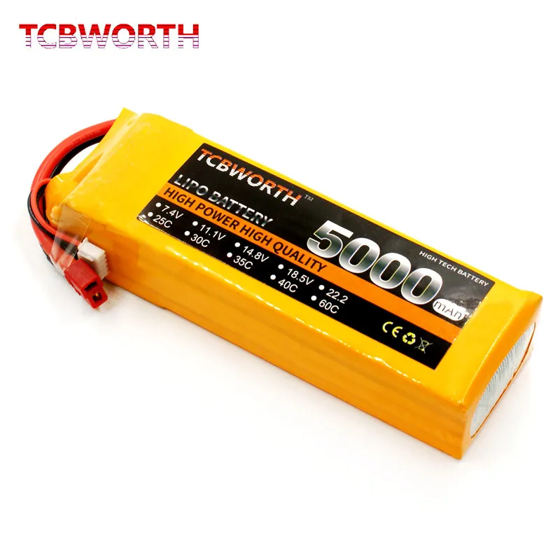 11 1 В RC LiPo батарея 3S 5000 мАч 60C Li-Po батареи для радиоуправляемого самолета вертолета