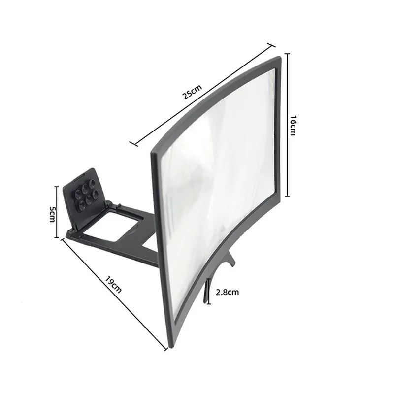 

Universal Mobile Phone Screen Magnifier 3D Enlarger Magnifying Video Amplifier Projector Bracket Desktop Holder Stand For Phone