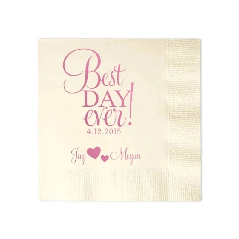 Personalized Wedding Napkins, Custom Printed Monogram Paper,Personalized Napkins,Customised Napkins, baby shower