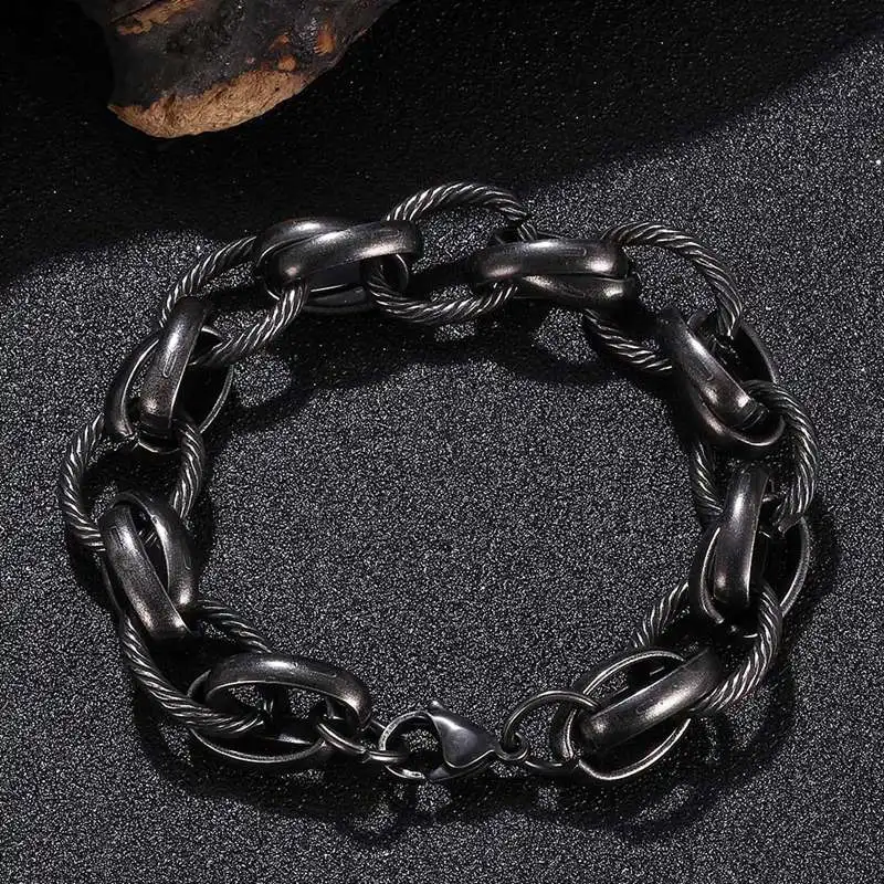 

New Fashion Jewelry Women's Stainless Steel Chain Bracelet GS0118
