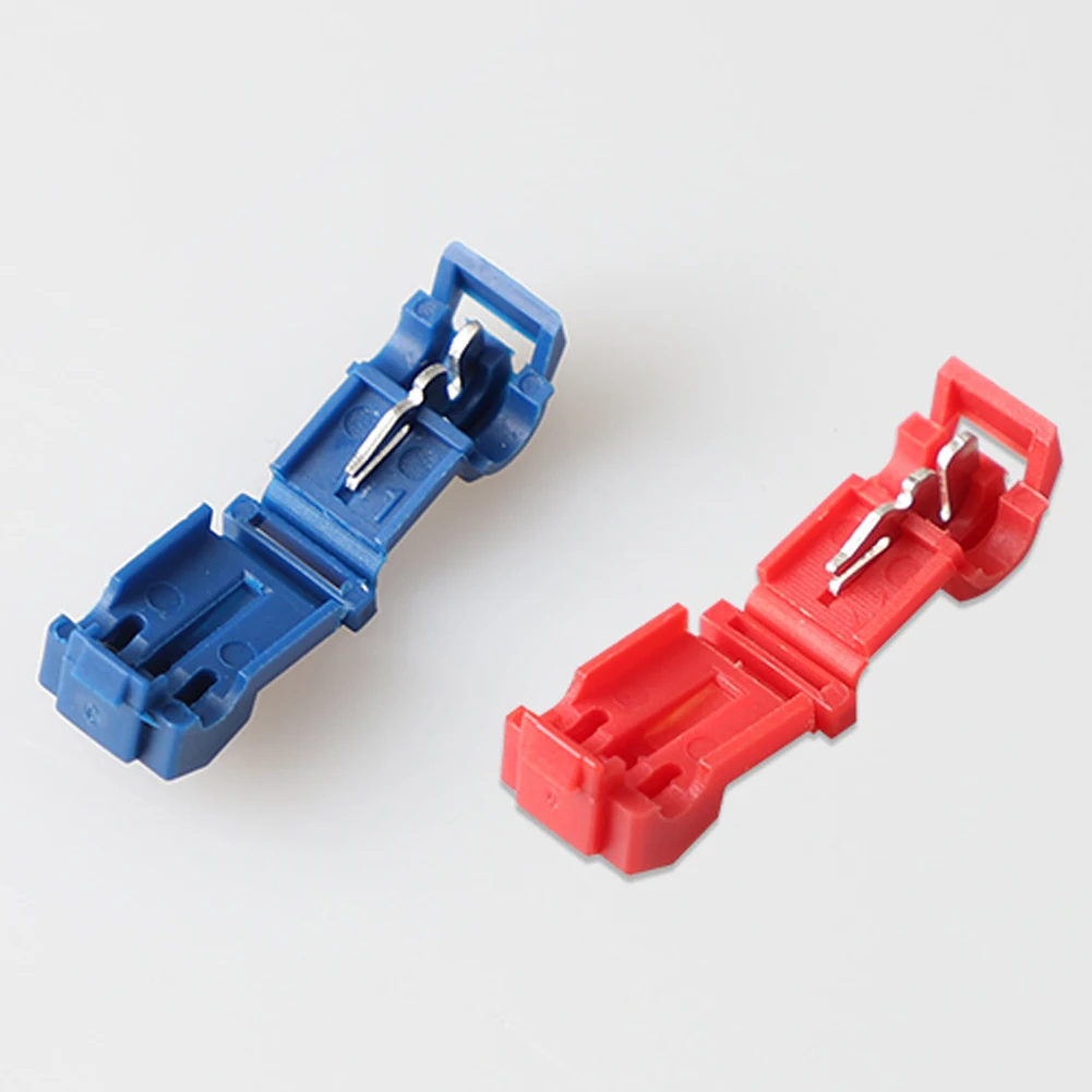 

New 65Pcs T Tap Wire Connectors Self Stripping Quick Splice Electrical Wire Terminals Quick Connect Terminal Non Destructive