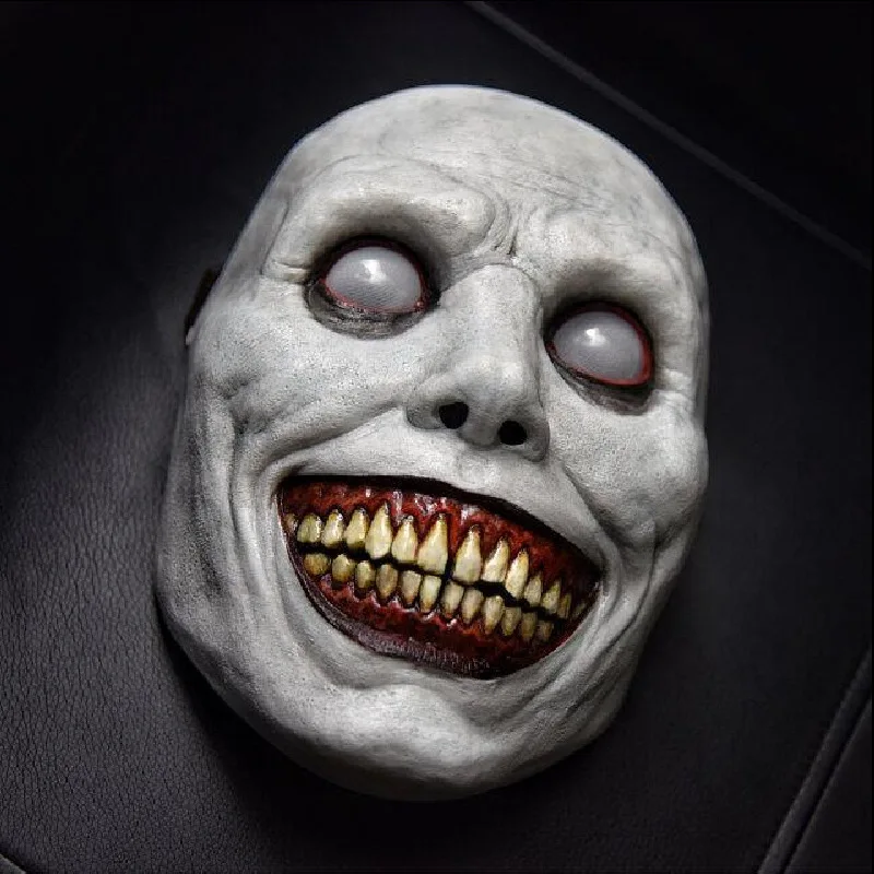 

Новинка маска ужасов на Хэллоуин маска улыбающегося демона реквизит для косплея зла головной убор наряд для вечеринки аксессуары для одежд...