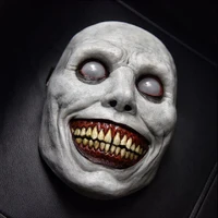 new halloween horror mask smiling demon mask the evil cosplay props headwear dress up party clothing accessories gifts