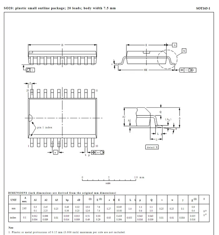 FSHH 300mil SOP20  DIP20   SOP20 SOIC20   2, 54