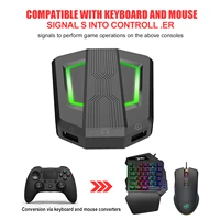portable one handed mechanical gaming rgb backlit keyboard mini game mouse combos set converter adapter for pc ps4 xbox gamer