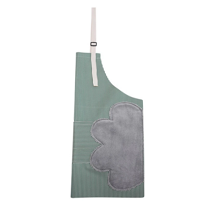 

Kitchen Apron Waterproof oil proof Erasable Hand Coral Fleece Fabric Restaurant Chef Bib Apron Household Cleaning Tools Aprons