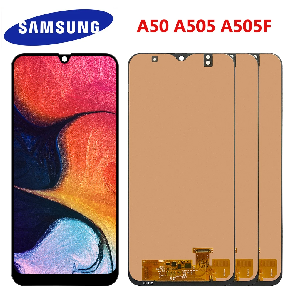 ЖК-дисплей TFT для Samsung Galaxy A50 сенсорный экран с дигитайзером в сборе рамкой a5 2019