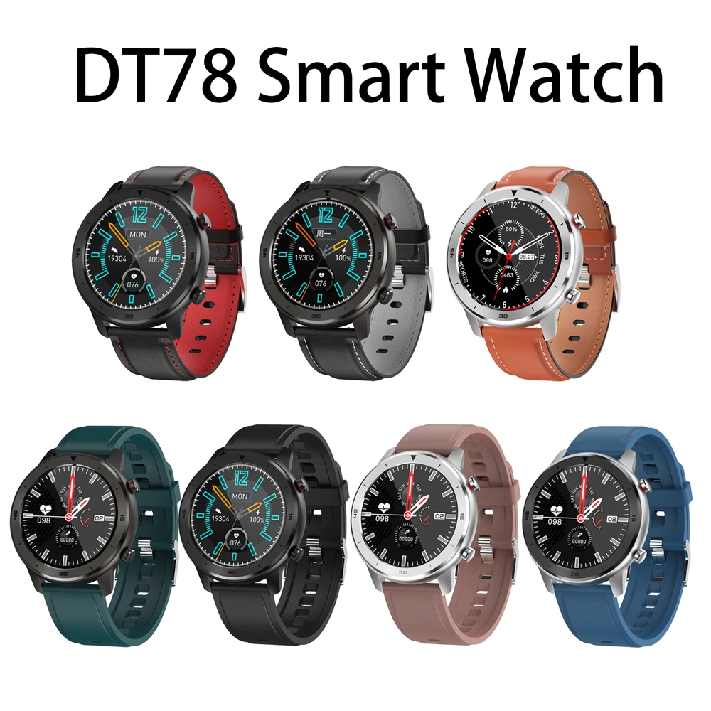 Смарт-часы DT78 мужские, IP68, водонепроницаемые, с PPG, тонометром,  Пульсометром | Электроника | АлиЭкспресс