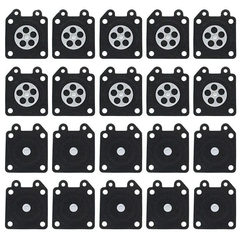 

20Pcs 2500 3800 4500 5200 5800 Chainsaw Carburetor Repair Parts Metering Diaphragm Gaskets