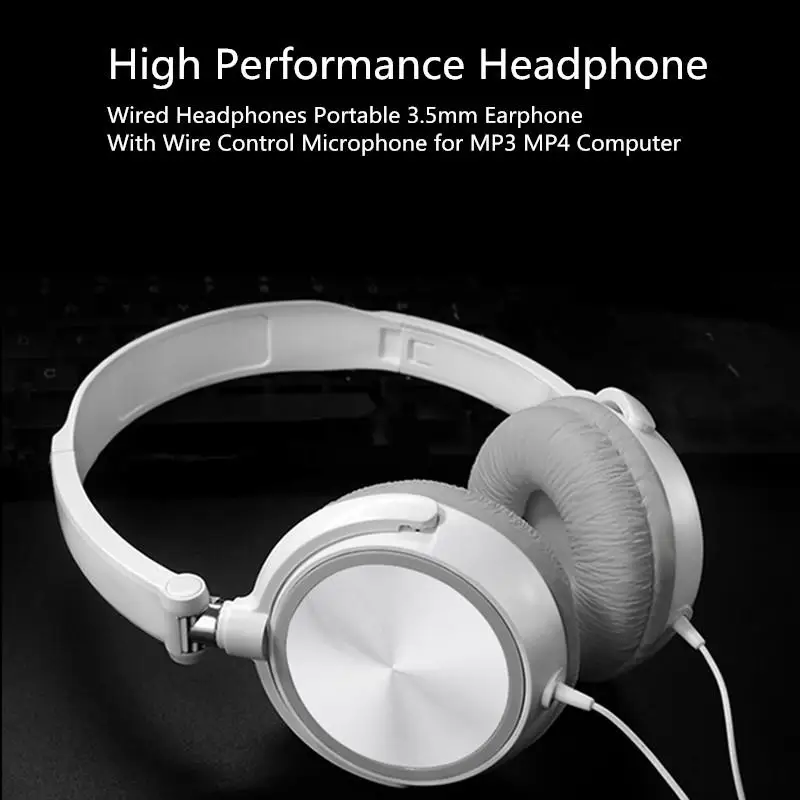 

HOT Headphones With Microphone Noise Cancelling Headsets Bass Sound Music Earphone For Headphones Headset Earphone
