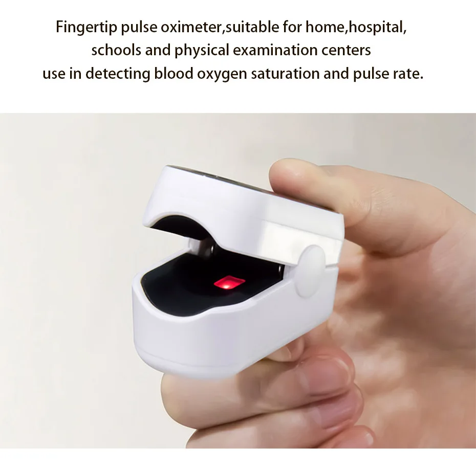 Пульсоксиметр бытовой монитор насыщения кислорода пальцевой кислородный