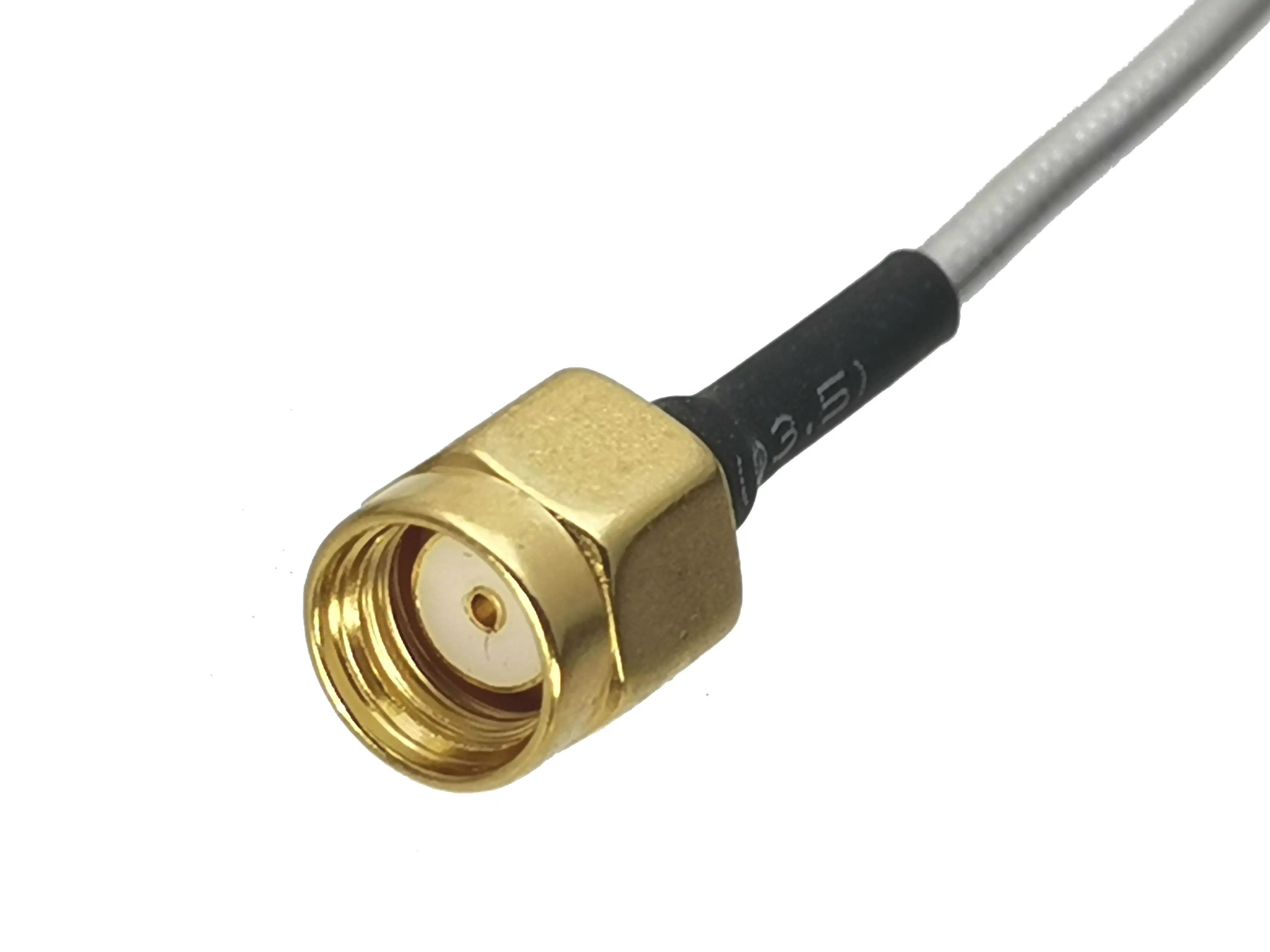 1pce RP-SMA Male jack to RG405 0.086" Silver Cable Semi-rigid Flexible Pigtail 4inch~20M RF Connector |