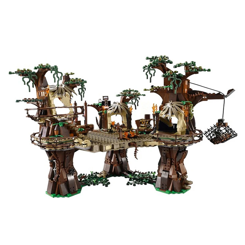 

Compatible 10236 05047 81049 1990PCS Star series Plan Wars Ewok Village Building Blocks Toys Bricks for Children birthday gift