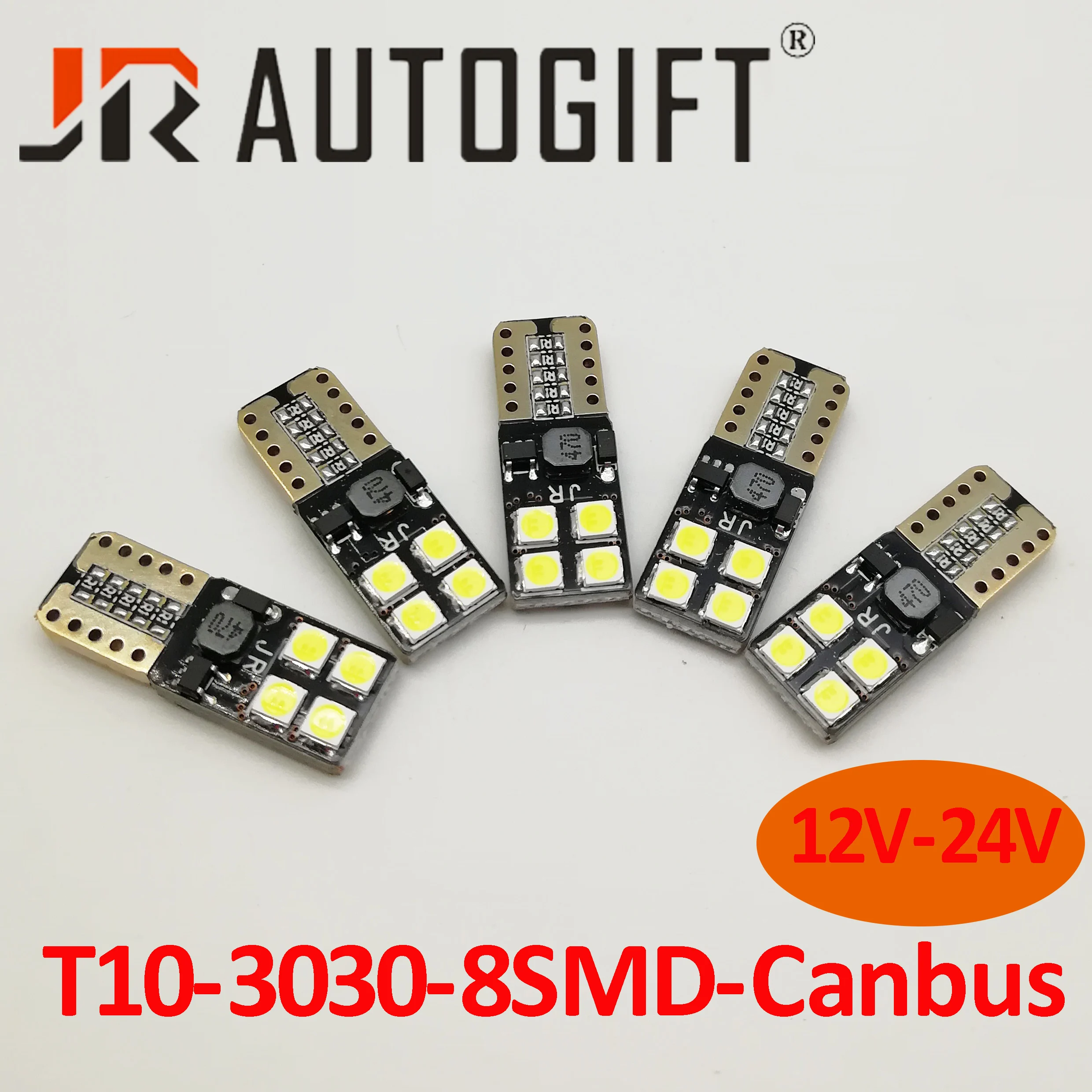Комплект из 2 предметов, высокое качество T10 8SMD 3030 светодиодный автомобиль светильник Canbus НЕ OBC ERROR Авто Клин лампа W5W 8 SMD СВЕТОДИОДНЫЙ парковочная лампа 12V
