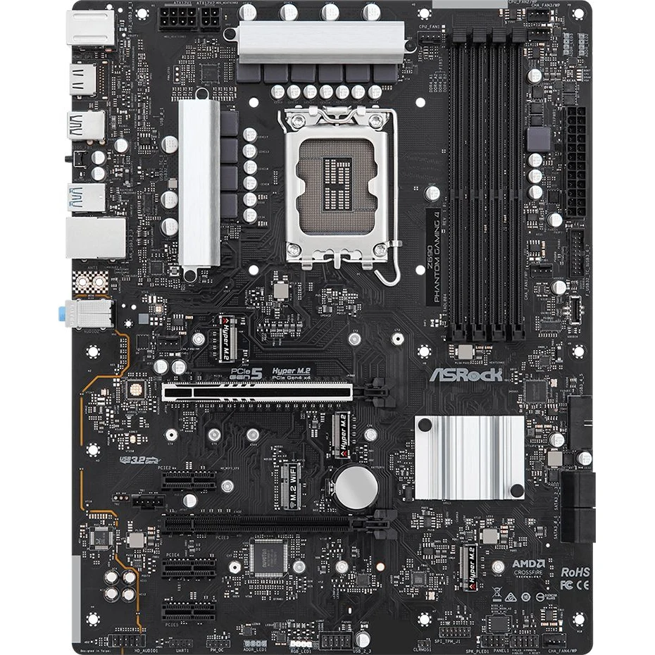 Материнская плата ASROCK Z690 PHANTOM GAMING 4 LGA 1700 Intel ATX Ret | Компьютеры и офис