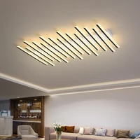 modern minimalist living room ceiling lamp nordic style bedroom personality fishbone line home atmospheric art ceiling lamp