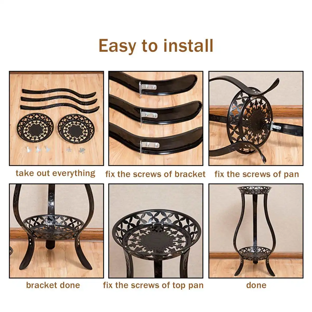 

Creative flower shelf indoor special offer Provincial space wrought iron balcony living room hanging floor standing rack