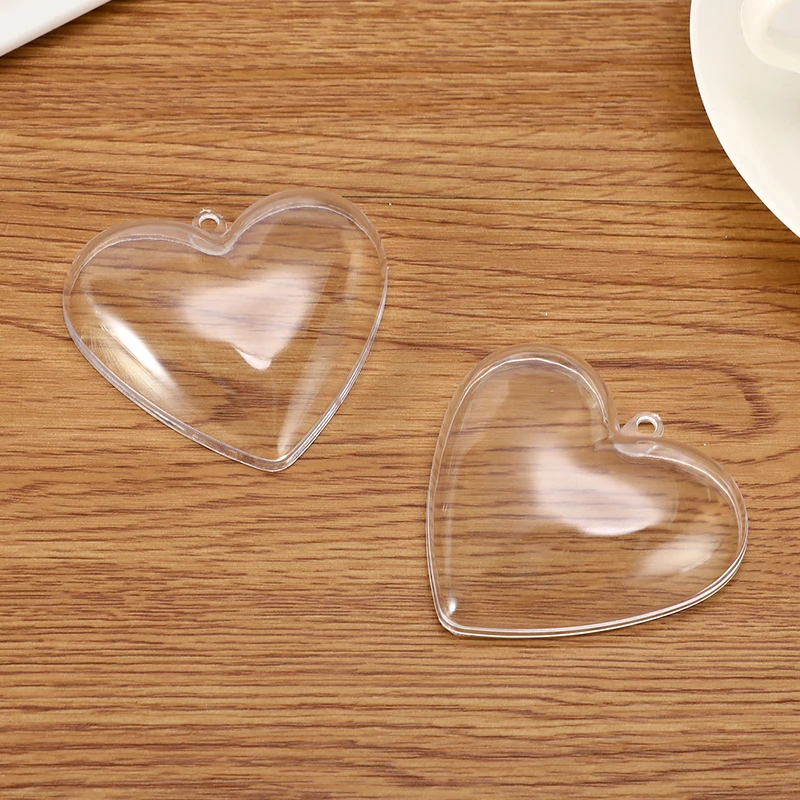 Набор 3D форм для ванны в форме сердца прозрачная Пластиковая форма бомбы сделай