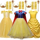 Нарядное платье для девочек, платье принцессы, платье на день рождения, костюмы для девочек