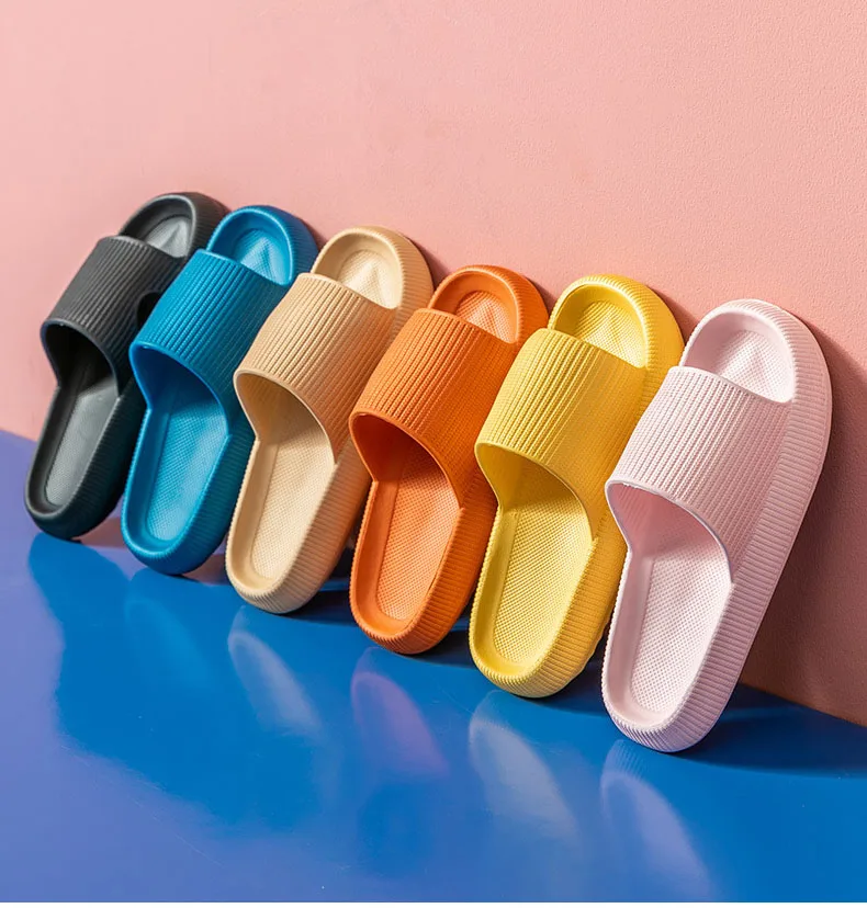 

Fashion Lovers Beach Slides Massage Flip Flops Non-slip Slippers Ladies Women Slippers Indoor High Quality EVA Summer Men