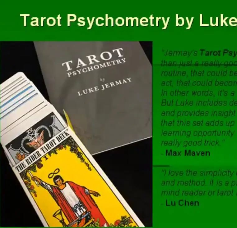 

Tarot Psychometry by Luke Jermay , Magic instruction,Magic Trick