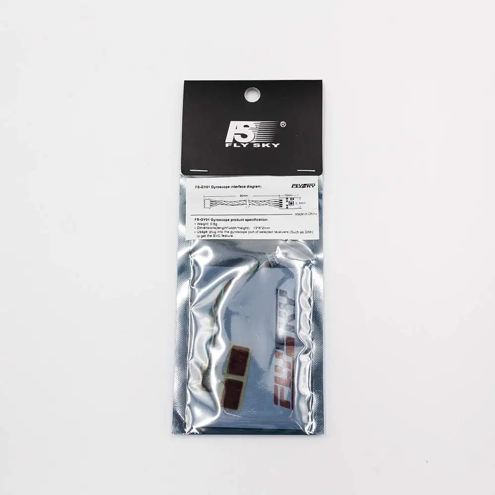 

FLYSKY FS-GY01 13*8*2mm 3.3V Gyroscope Module For RC Mini Car Drift Car Compatible GMr Receiver DIY Accessories Spare Parts