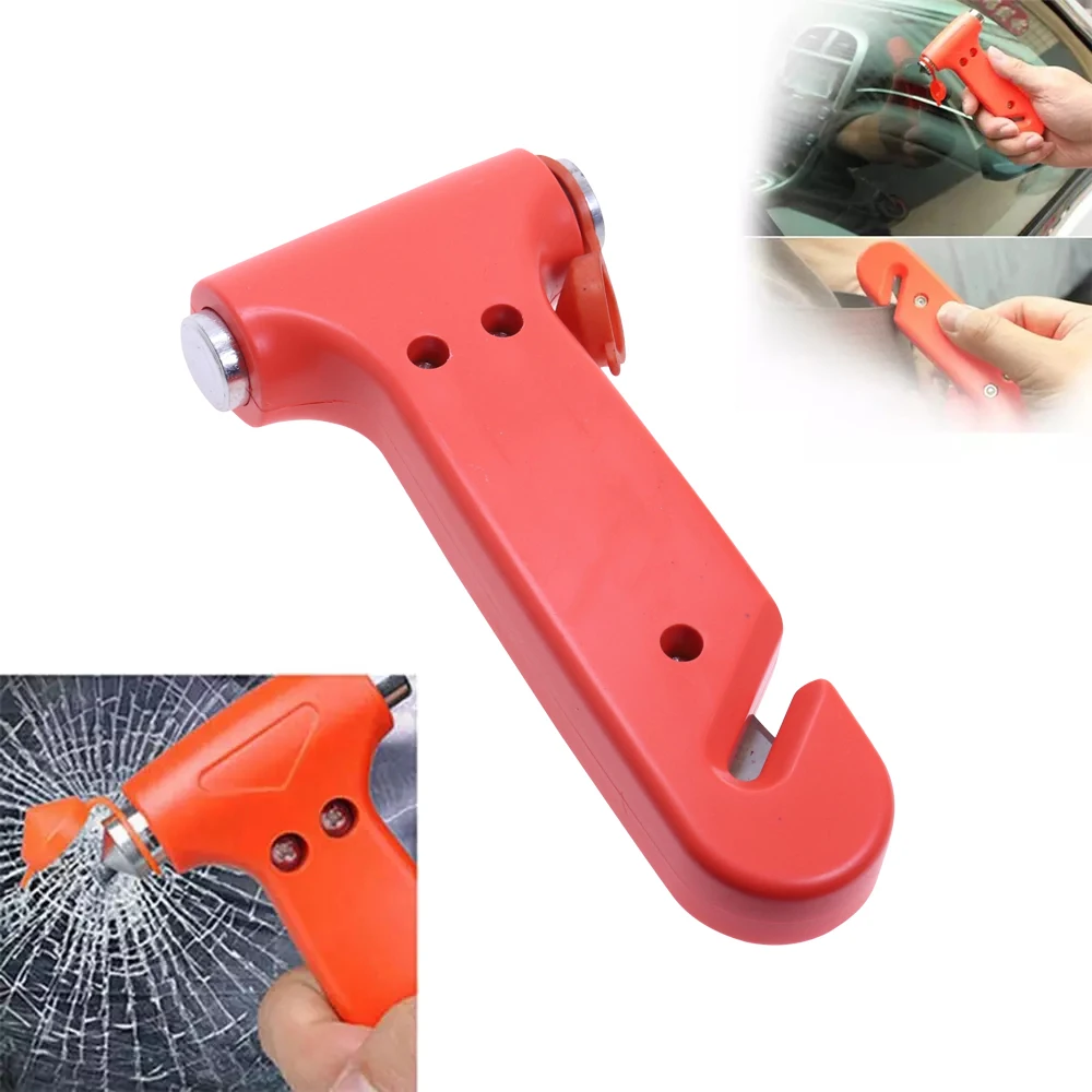 Новый 2в1 Мини Аварийный молоток безопасности спасательный ремень резак окно