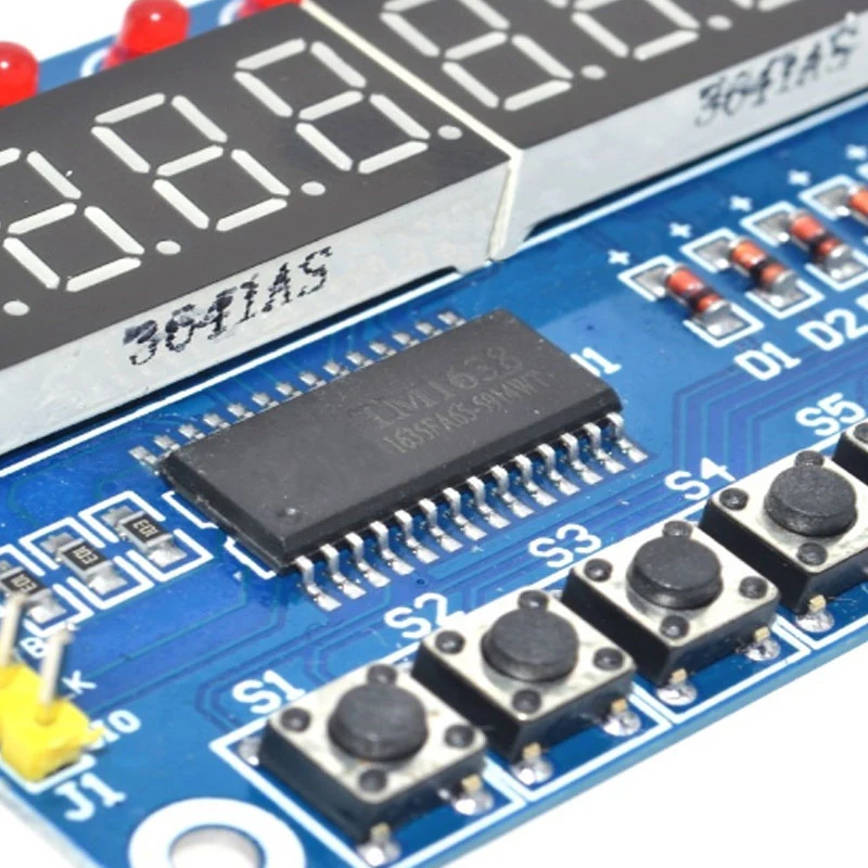 Модуль TM1638 ключ дисплея для AVR Arduino новая 8-битная светодиодный вая Светодиодная