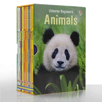 10 pcsset beginners animals english picture book animal world kids children animal encyclopedia reading books