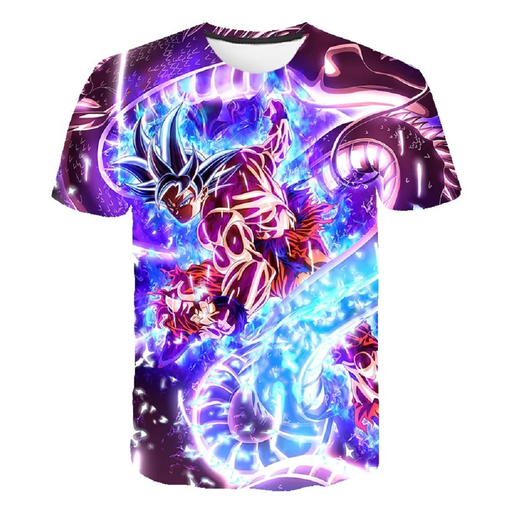 

Super Short Sleeve Goku Vegeta Tshirts Boys T Shirt Kids Clothes Japan Anime Costume Children Clothing Gohan Beerus Top Tee Girl