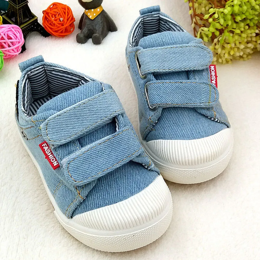 Детские холщовые кроссовки Daclay обувь для скейтборда Модная Джинсовая