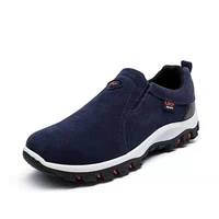 mens walking shoes slip on comfortable anti slip sneakers footwear breathable big size 39 48