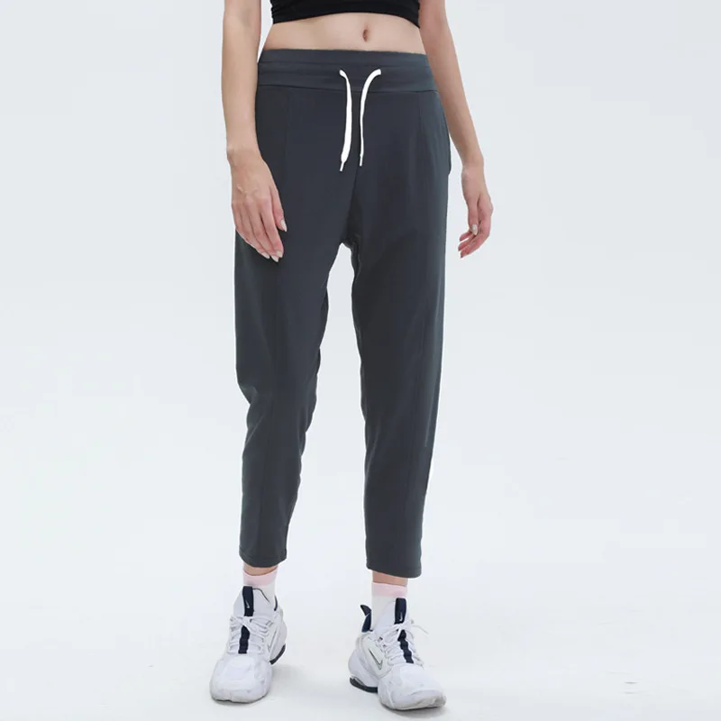 

Women Casual Sports Nine-point Pants Running Jogging Sweatpants Yoga Pants Stretch Gym Training Exercise Fitness Trousers Soft