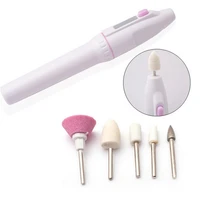 5 in 1 manicure combination nail trimming kit electric salon shaper pedicure polish tool new multifunctional nail art