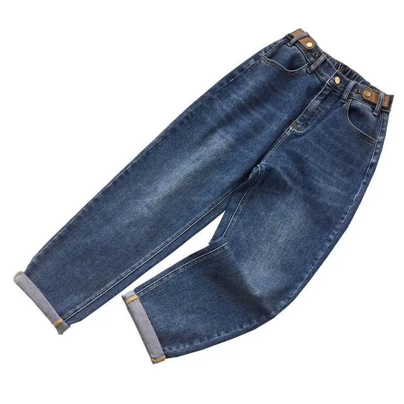 

Genayooa Streetwear Harem Pants Mom Jeans Denim High Waist Jeans Woman Boyfriend Women Jeans 2020 Korean Ankle-length Pants