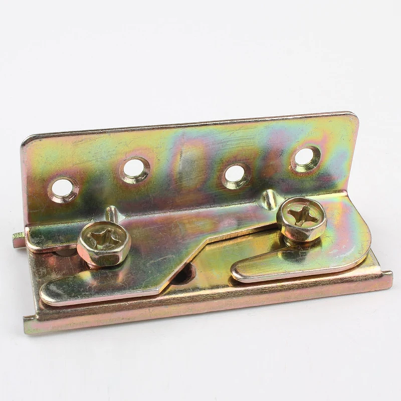 

Furniture Wooden Bed Rail Bracket - Bed Guardrail Accessories - Heavy Duty Non-Twisted - Four-Piece (Including Screws)