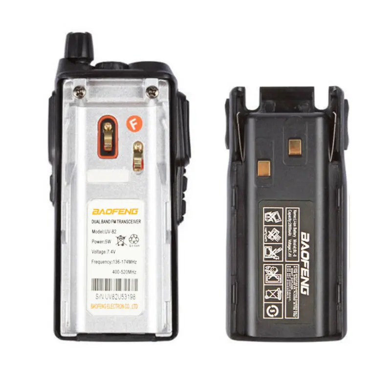 Рация BaoFeng Двухдиапазонная двухсторонняя радиостанция УВЧ VHF рация