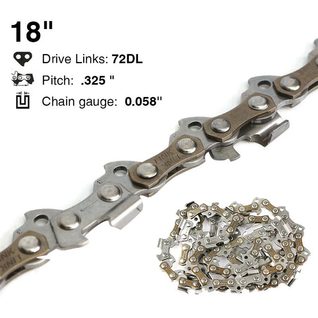 

0.058 \" Chain Saw Chain 0.325 LP Trimmer Spare Parts 0.325 Pitch 18\"