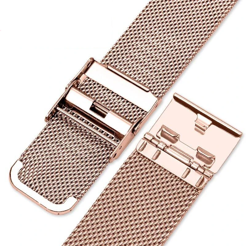 Stainless Steel Strap 14mm 16mm 18mm 19mm 20mm 22mm Watchband For DW Fossil Huawei Samsung Armani Milanese Metal Wristband | Наручные