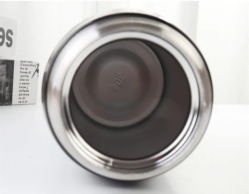 Creative Double Wall Stainless Steel Vacuum Flask Fashion Coffee Tea Thermos Mug Travel Drink Bottle Thermomug for Gifts