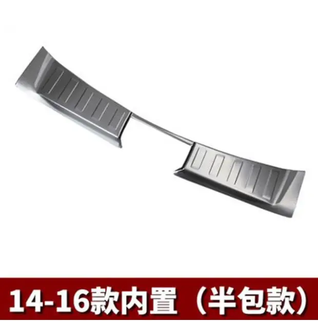 Изгой из нержавеющей стали Задний бампер протектор Подоконник багажник Накладка