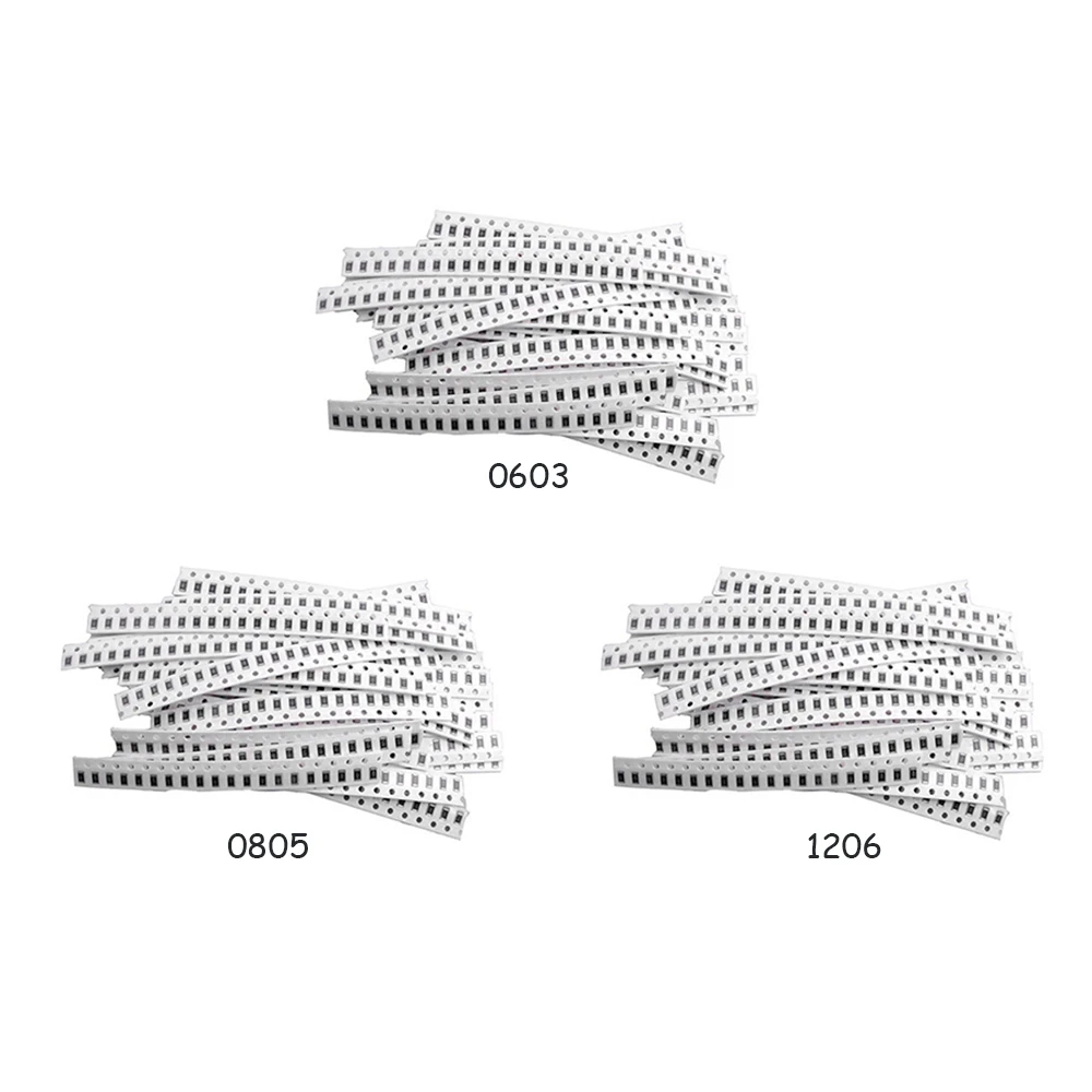 660 шт. 33 значения 1206 0805 0603 SMD Резистор Комплект (1ohm 1M Ом) 1% набор образцов|Детали и